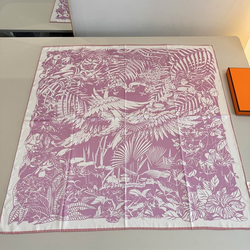 Hermes silk scarf hm (288)