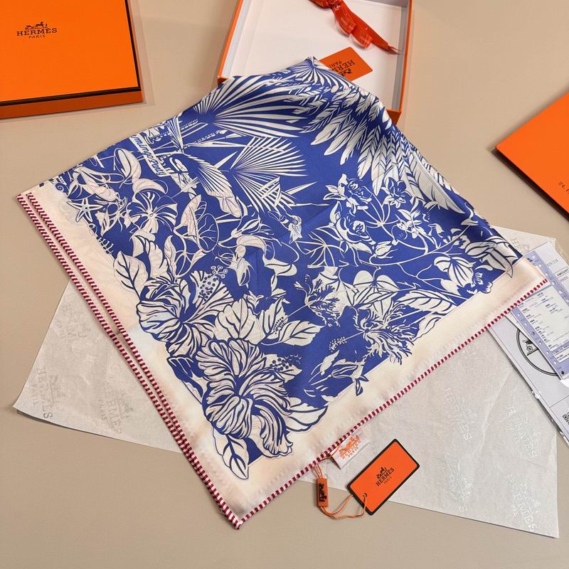 Hermes silk scarf hm (289)