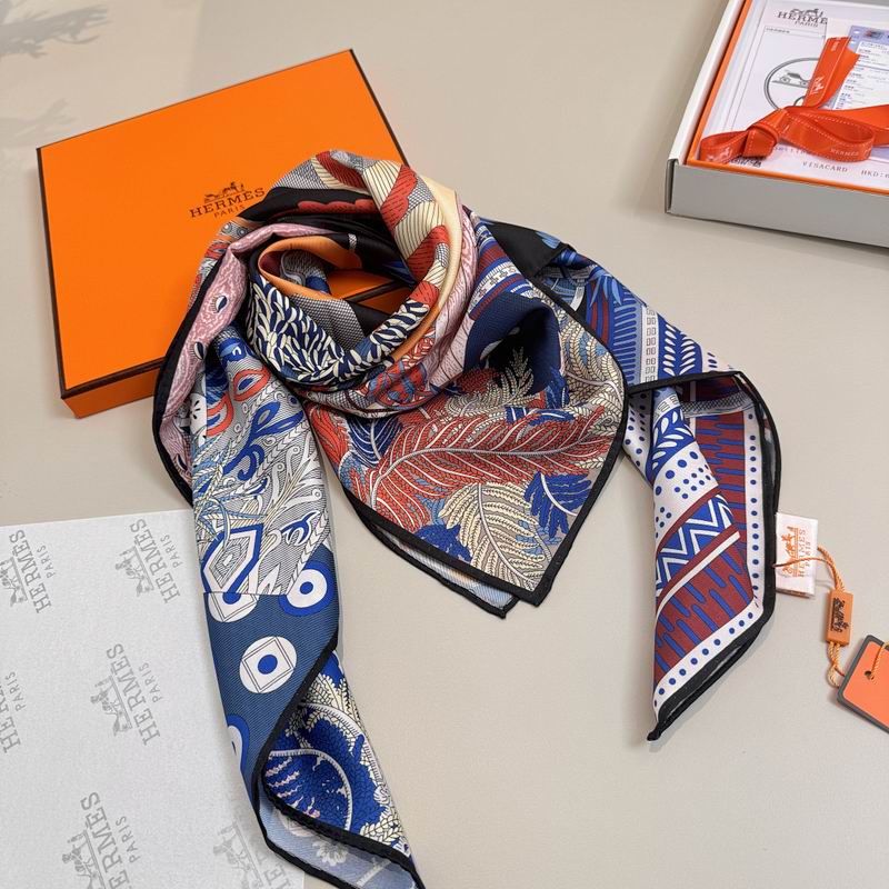 Hermes silk scarf hm (294)