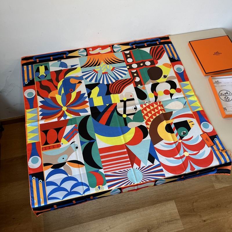 Hermes silk scarf hm (30)