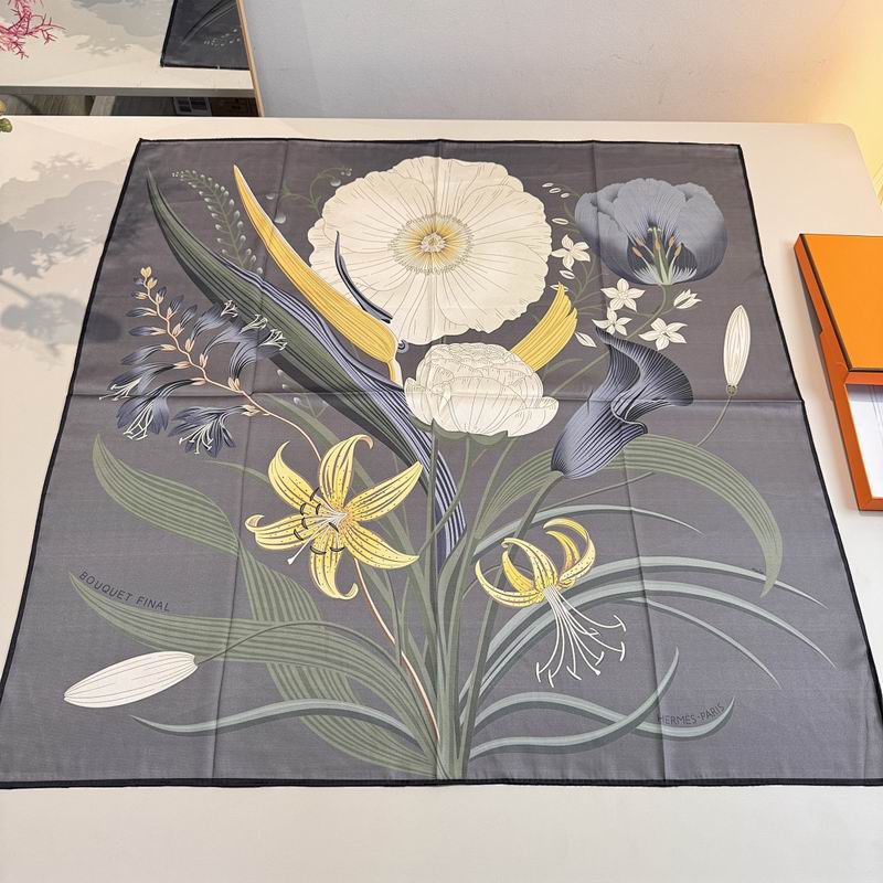 Hermes silk scarf hm (317)