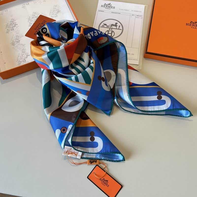 Hermes silk scarf hm (35)