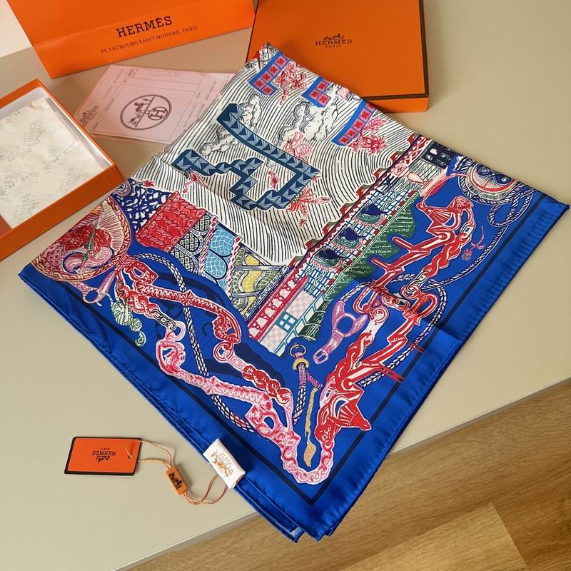 Hermes silk scarf hm (41)