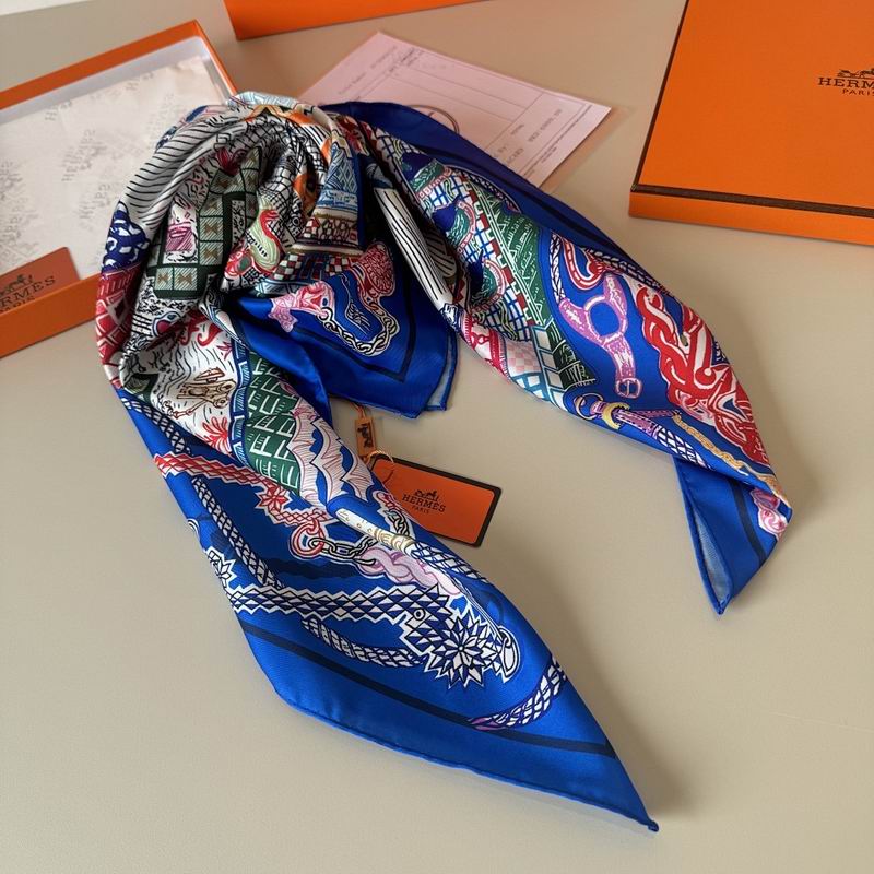 Hermes silk scarf hm (42)