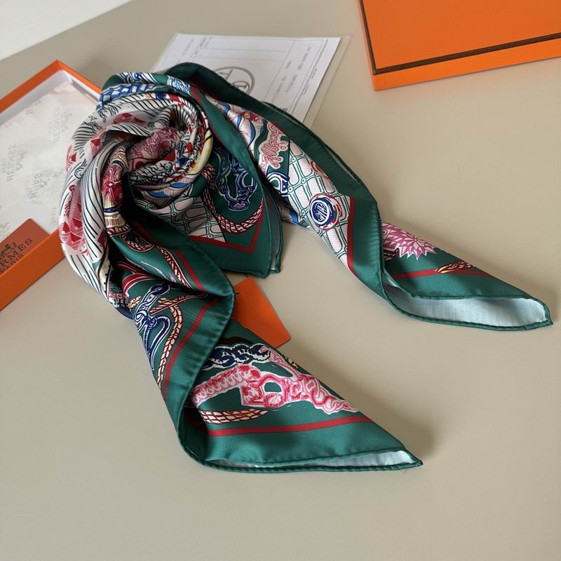 Hermes silk scarf hm (45)