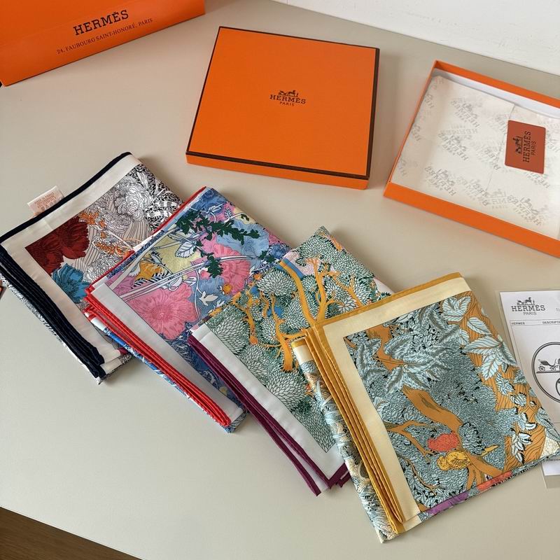 Hermes silk scarf hm (47)