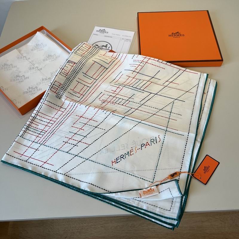 Hermes silk scarf hm (5)