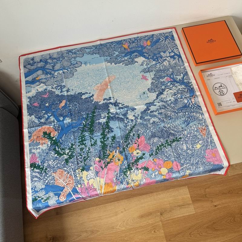 Hermes silk scarf hm (50)