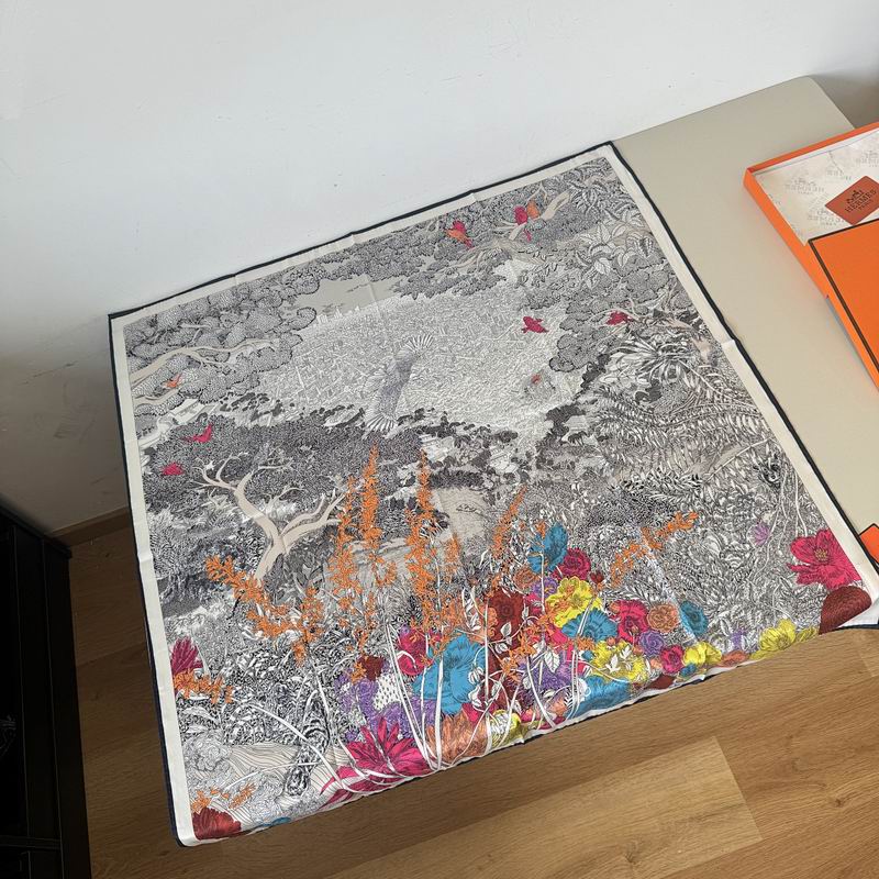 Hermes silk scarf hm (56)