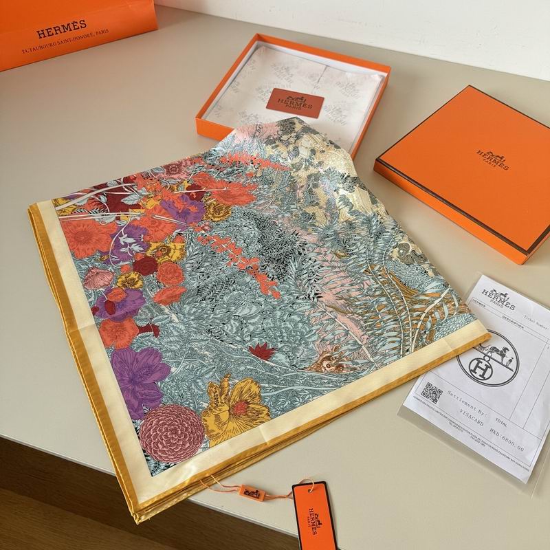 Hermes silk scarf hm (57)