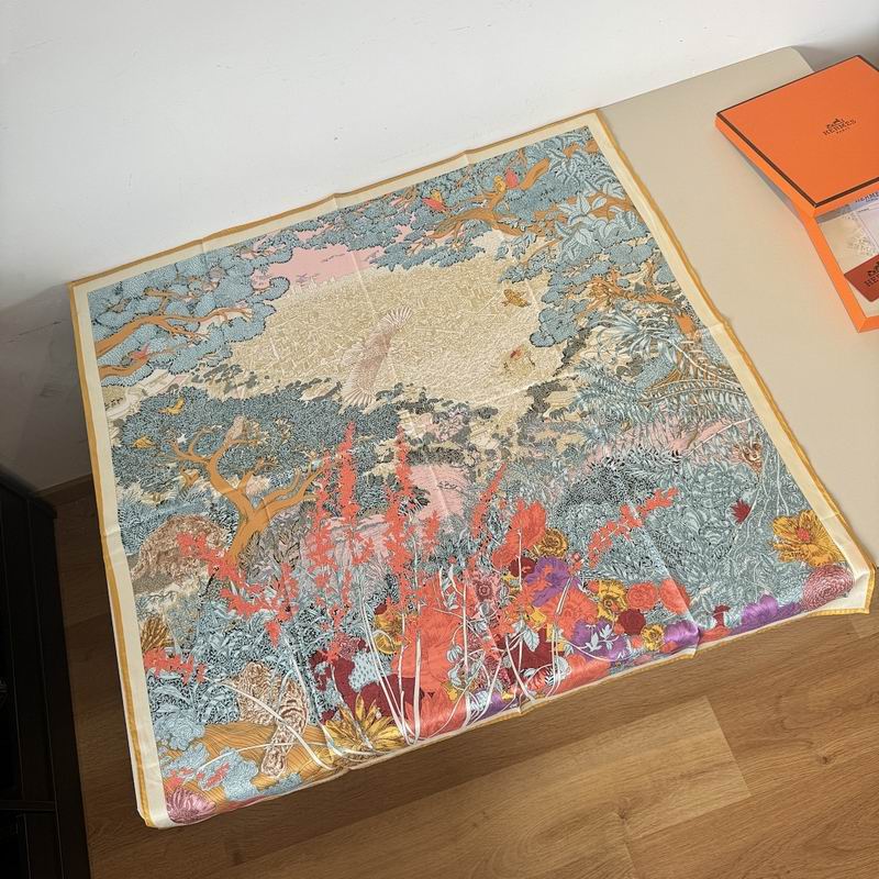 Hermes silk scarf hm (59)
