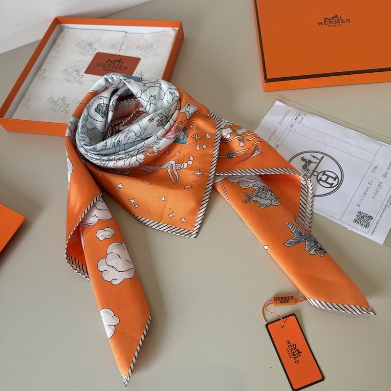Hermes silk scarf hm (71)