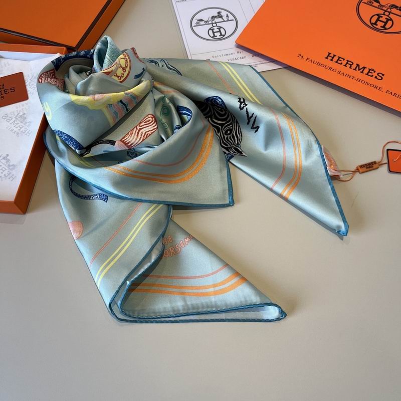 Hermes silk scarf hm (81)