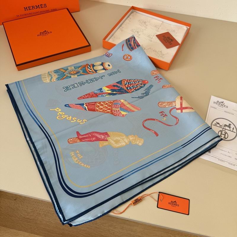 Hermes silk scarf hm (86)
