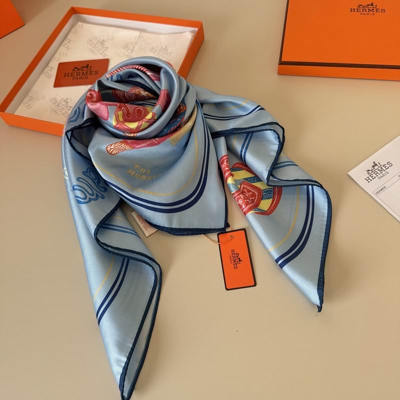 Hermes silk scarf hm (87)