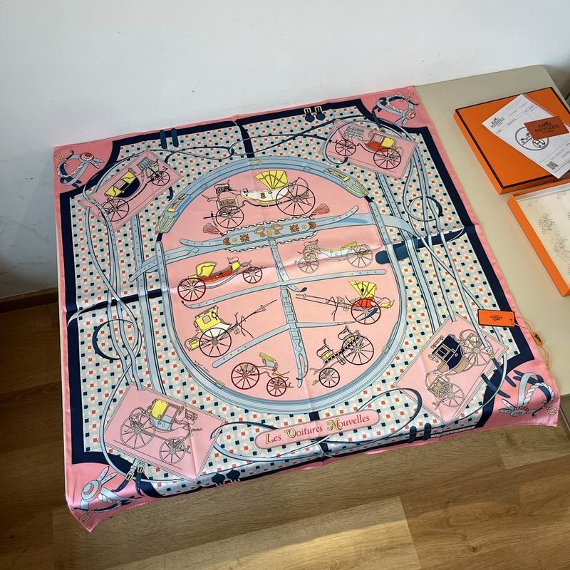 Hermes silk scarf hm (92)