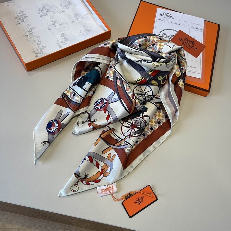 Hermes silk scarf hm (94)