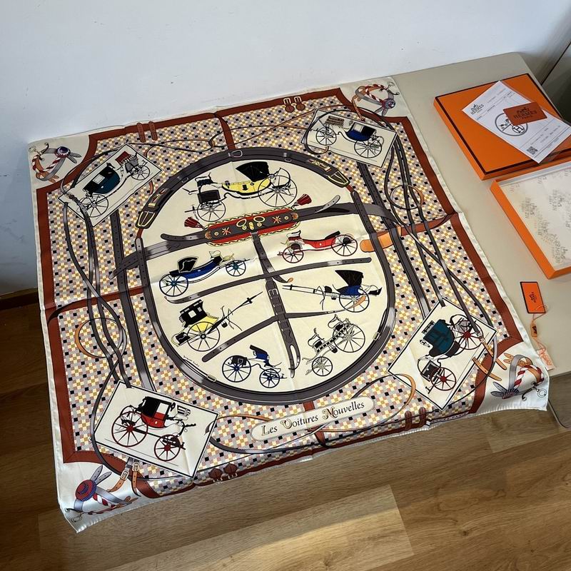 Hermes silk scarf hm (95)