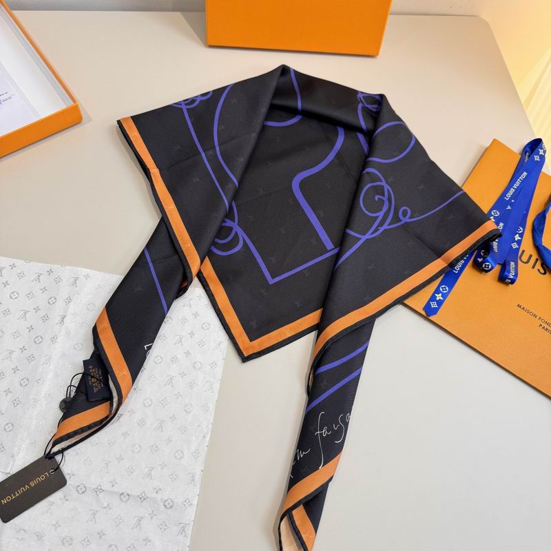 LV Silk Scarf 90X90cm E05 (5)