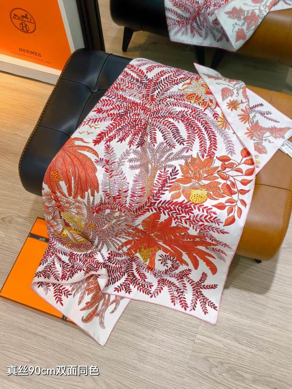 LV Silk Scarf 90X90cm E17 (24)