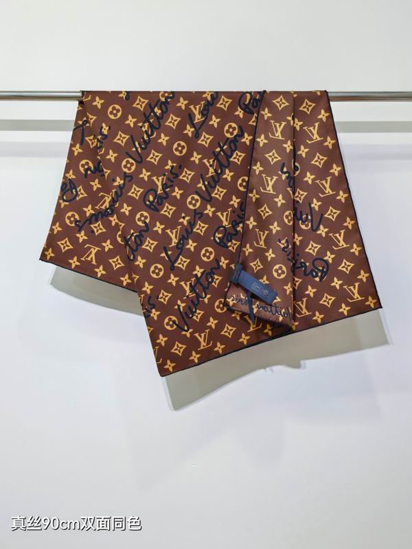 LV Silk Scarf 90X90cm E36 (11)