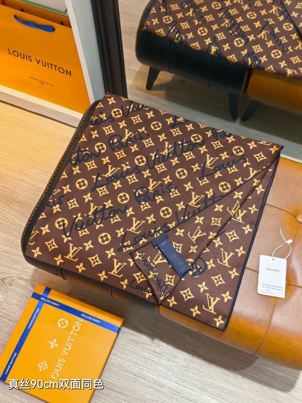LV Silk Scarf 90X90cm E36 (15)