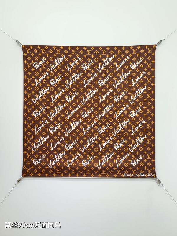 LV Silk Scarf 90X90cm E36 (25)