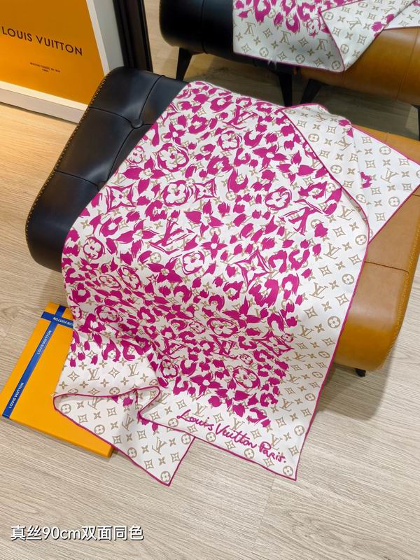 LV Silk Scarf 90X90cm E39 (25)