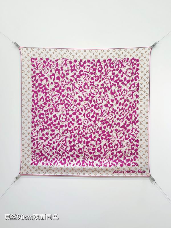 LV Silk Scarf 90X90cm E39 (27)