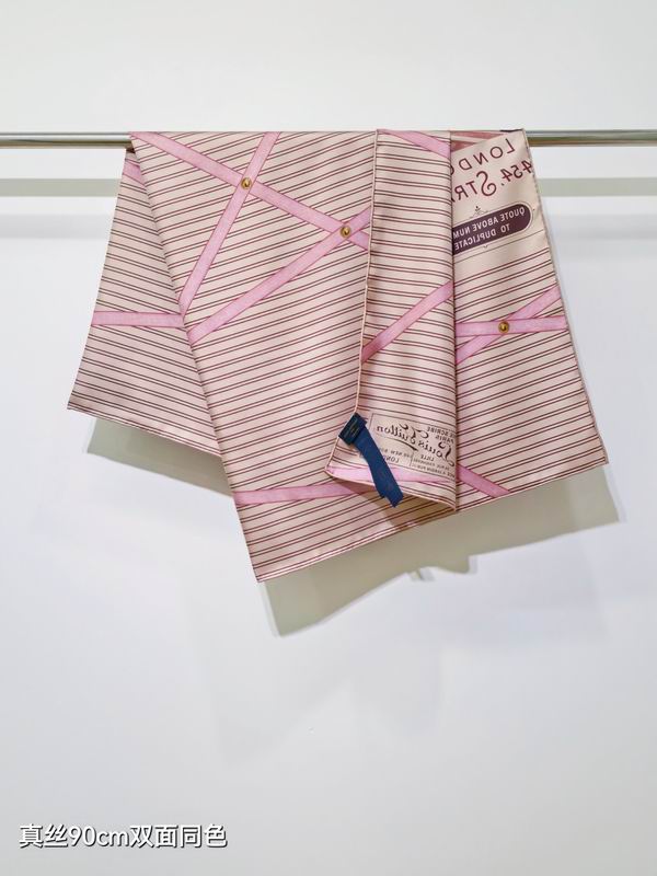LV Silk Scarf 90X90cm E41 (2)