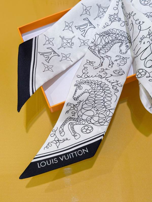 LV Silk ribbon 5X120cm E03 (10)