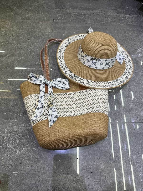 LV beach bag hat dx (25)