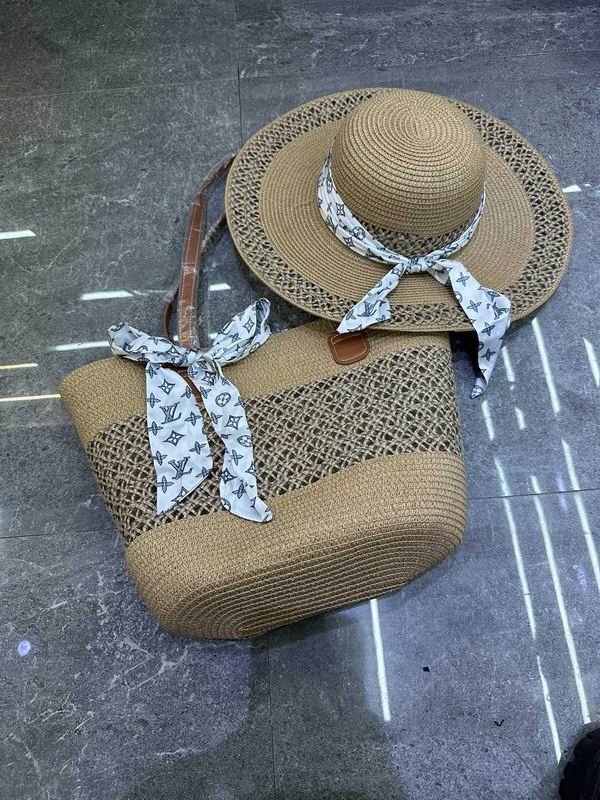 LV beach bag hat dx (29)
