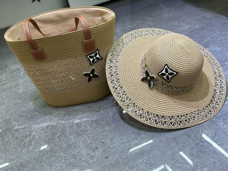 LV beach bag hat dx (30)