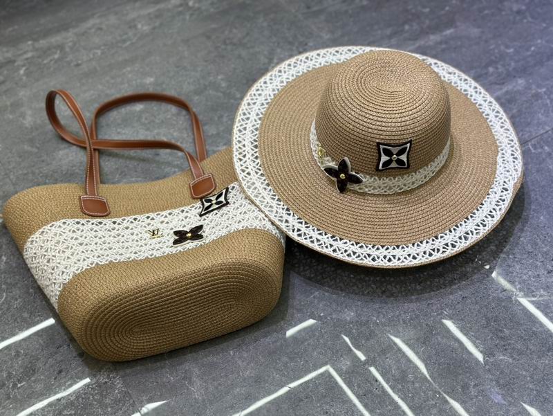 LV beach bag hat dx (35)