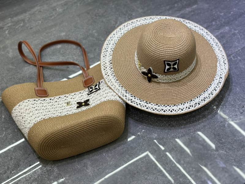 LV beach bag hat dx (36)