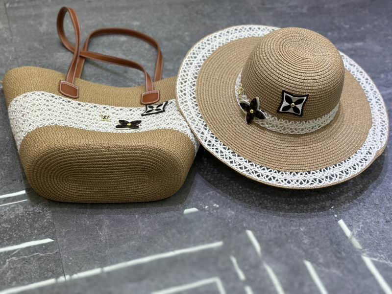 LV beach bag hat dx (37)