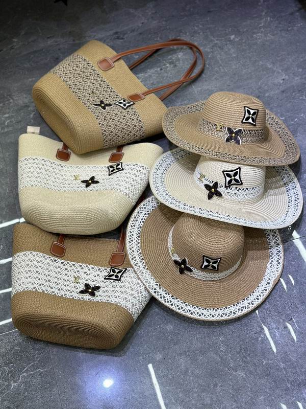 LV beach bag hat dx (38)