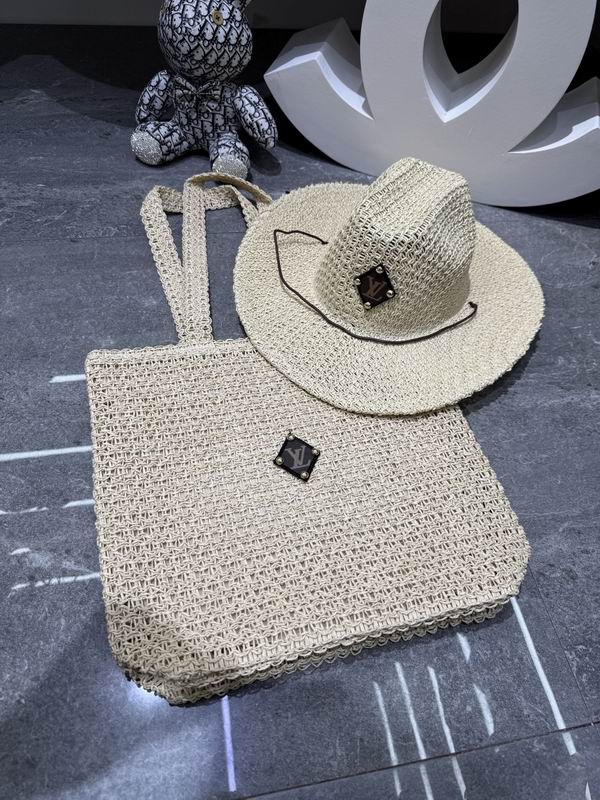 LV beach bag hat dx (40)