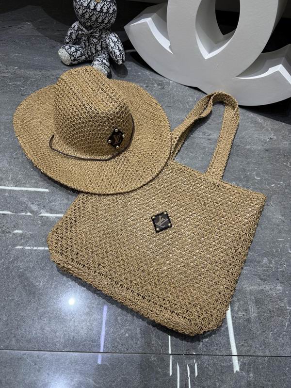 LV beach bag hat dx (41)