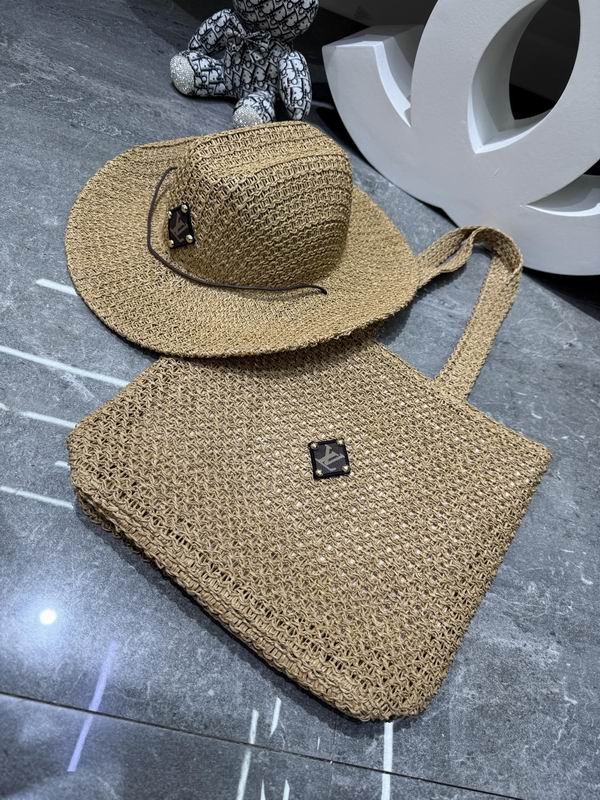 LV beach bag hat dx (42)