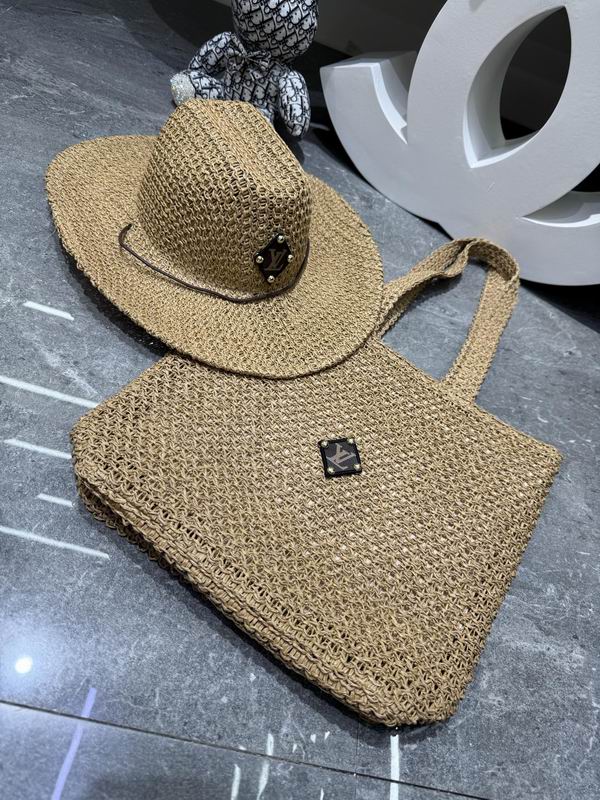 LV beach bag hat dx (43)