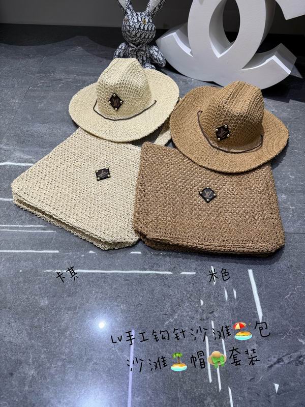 LV beach bag hat dx (44)