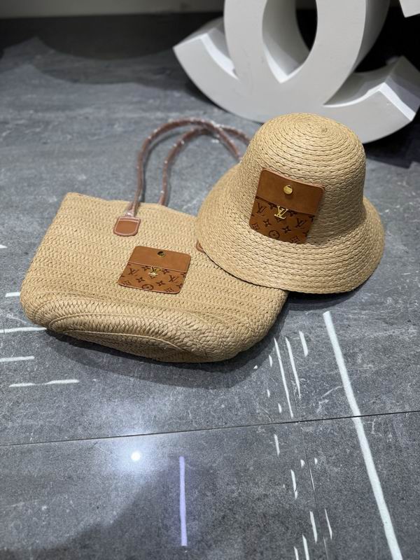 LV beach bag hat dx (49)