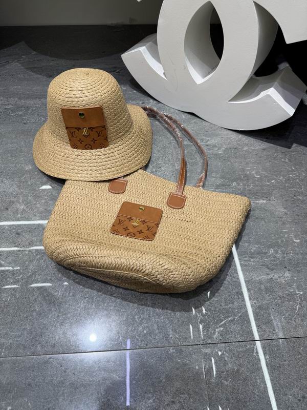 LV beach bag hat dx (50)
