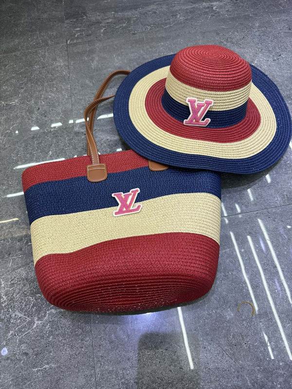 LV beach bag hat dx (53)