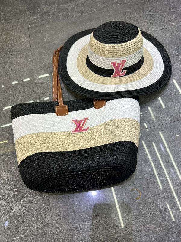 LV beach bag hat dx (55)