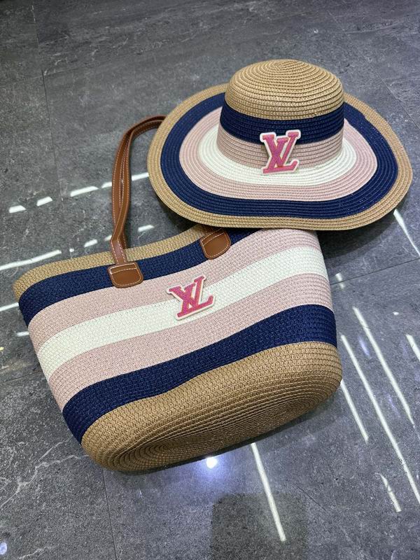 LV beach bag hat dx (58)