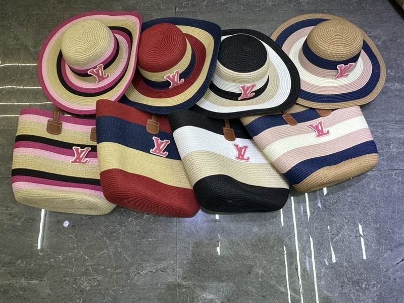 LV beach bag hat dx (59)