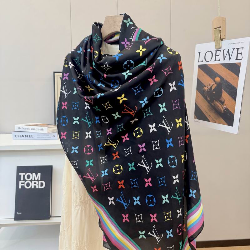 LV silk scarf 90-180cm E49 (16)